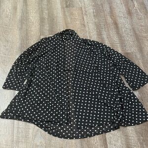 Polka Dot Black and White Women's Camisole
